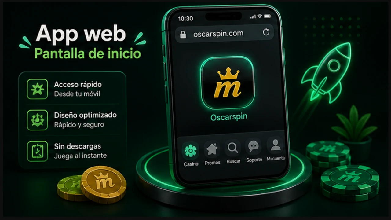 Icono del casino anclado en la pantalla de inicio de un móvil