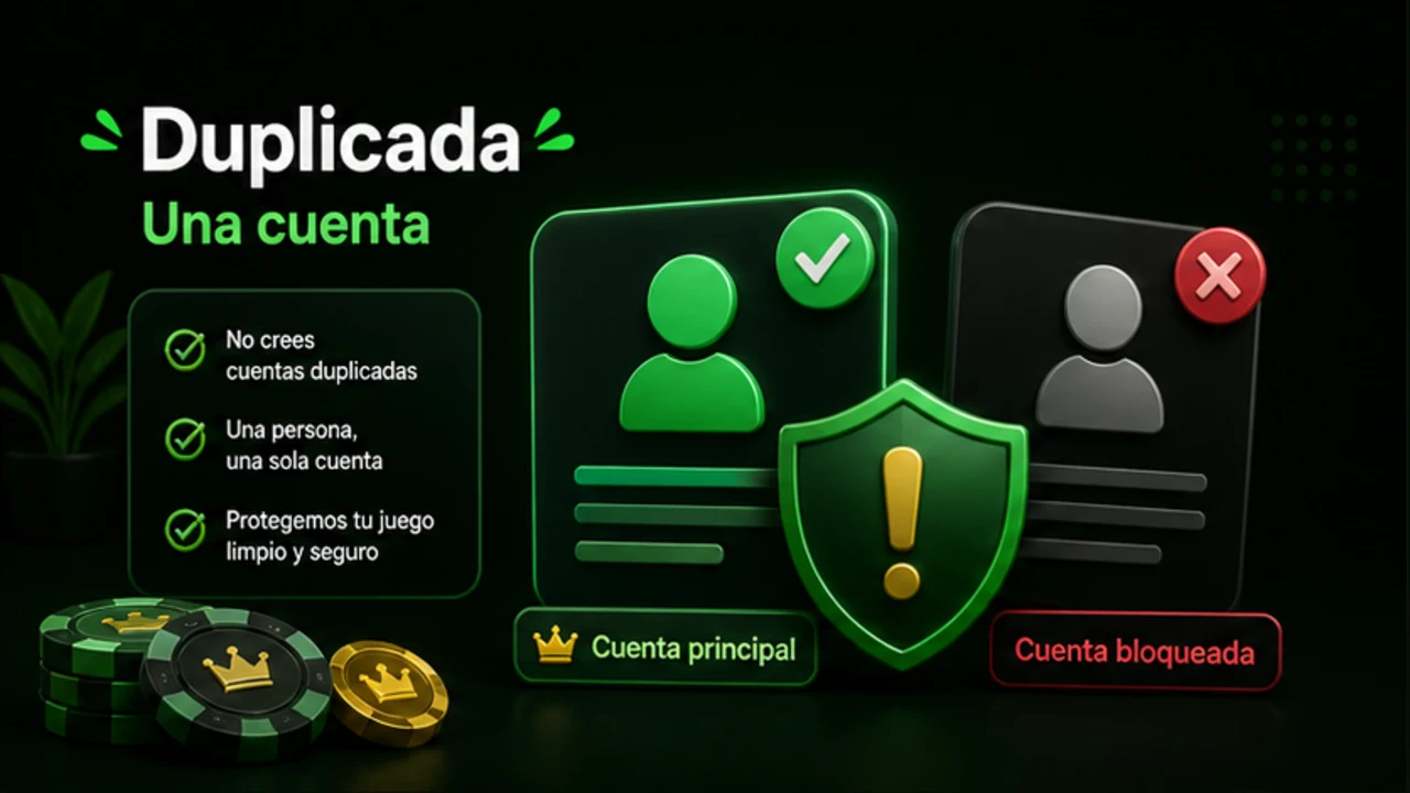 Aviso sobre cuentas duplicadas dentro del proceso de alta