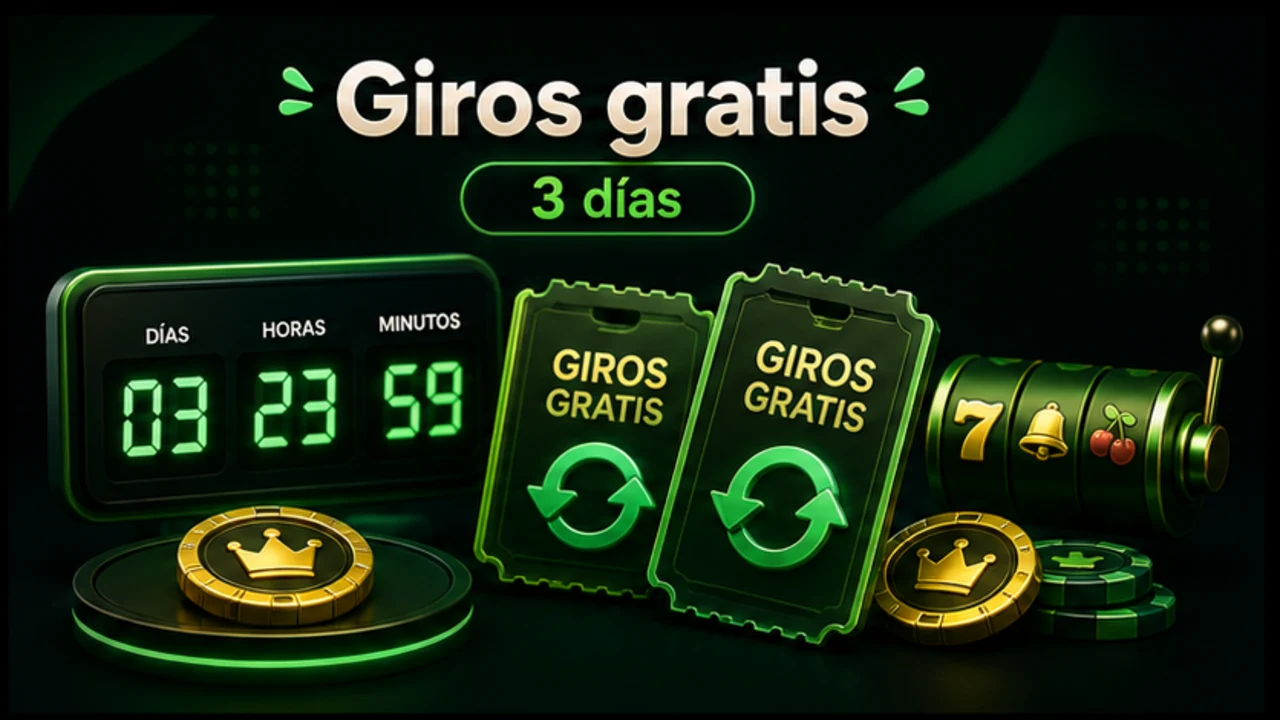 Aviso de caducidad de los giros gratis del paquete de bienvenida